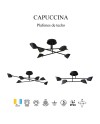 CAPUCCINA * SEMIPLAFÓN LED GRANDE 40W